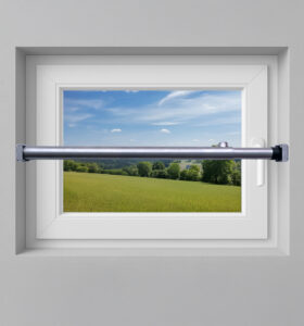 Fenstersicherung 1 Fach, Edelstahl