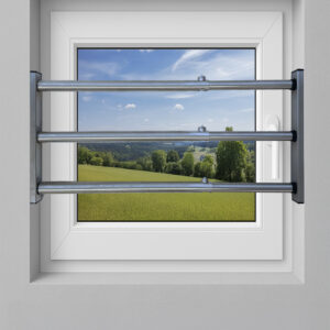 Fenstersicherung 3 Fach, Edelstahl